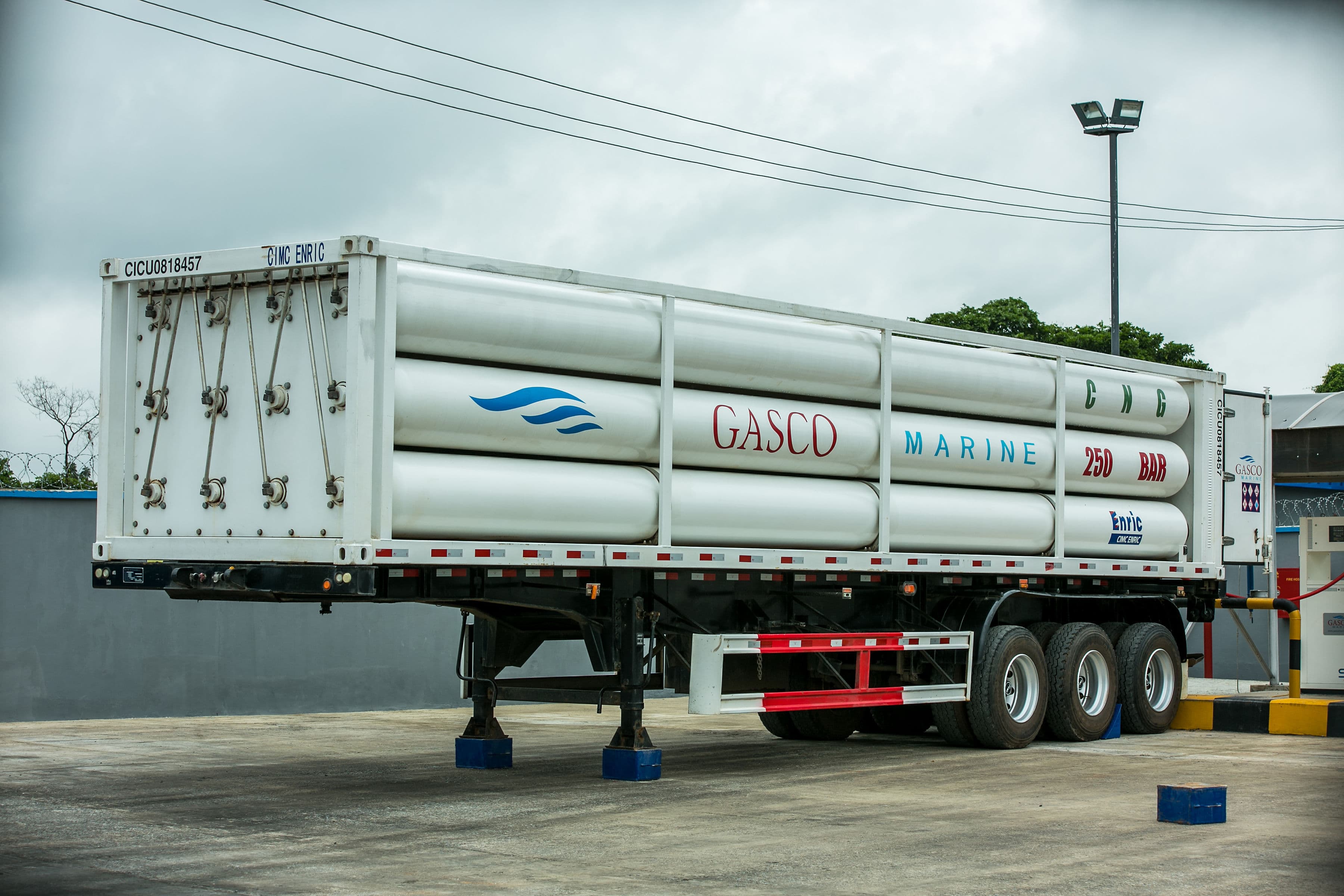 CNG virtual pipeline systems